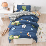 Baby Cartoon Print Bedding Set Duvet Covers Pillowcases