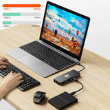 12-in-1 Type-C USB 3.2 Hub VGA Three Screen