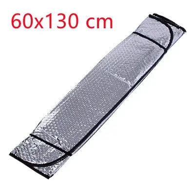 140cm Foldable Car Windshield Sun Shade - UV Protector Visor Cover