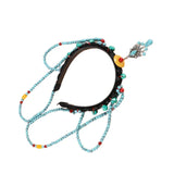 Turquoise Forehead Chain Ethnic Headband Festival Wedding Hair