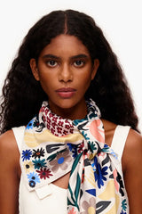 Spanish style printed large square scarf 100cm*100cm