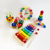 Montessori Wooden Toys Baby Educational Toy Childhood Learning