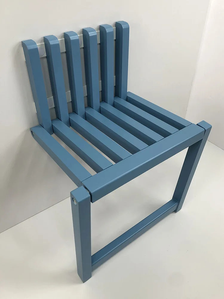Folding Footstool Wall-Mounted Wall Folding Porch Chair Door