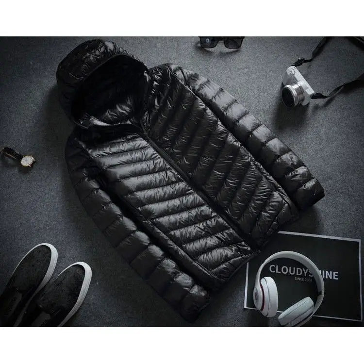 Winter Ultra Lightweight Down Jacket Men's Fashion Short