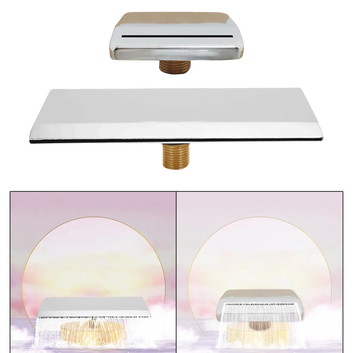 Waterfall Water Fountain Water Feature Outdoor Decor Aerator