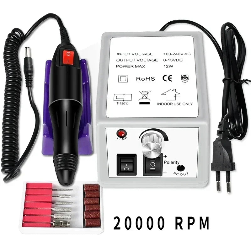 LNWPYH Professional Electric Nail Drill Machine Set Nail