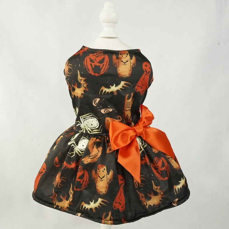 Halloween Dog Dress Halloween Costume Festival Puppy Dress