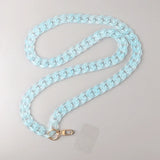 FishSheep 12 Colors Frosted Acrylic Chain Crossbody Phone