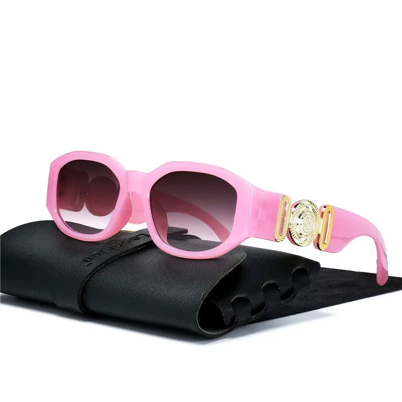 LeonLion Vintage Oval Sunglasses Women Brand Designer Glasses