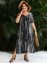 Plus Size Dress for Woman 2023 Summer V