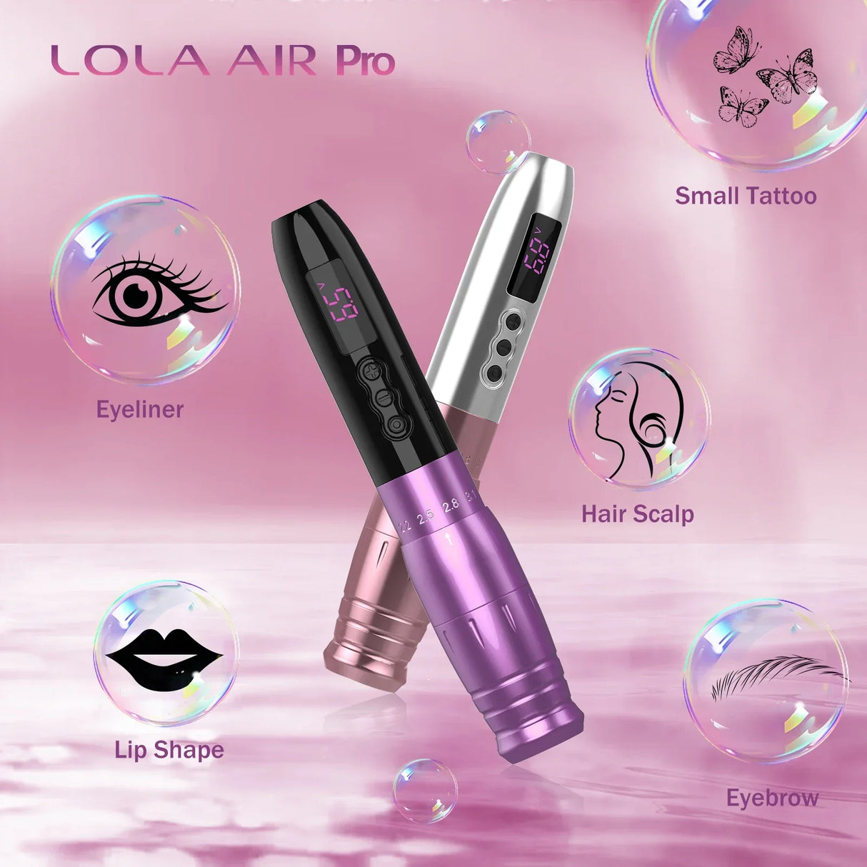 EZ LOLA AIR Pro Wireless Battery Permanent Makeup