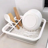 1PC - Foldable Bowl Butterfly Rack Drain Rack