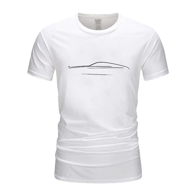 2024 New Men's Casual Top Short sleeved T-shirt