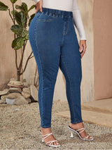 Plus Size Jeans for Women High Waist Stretchy
