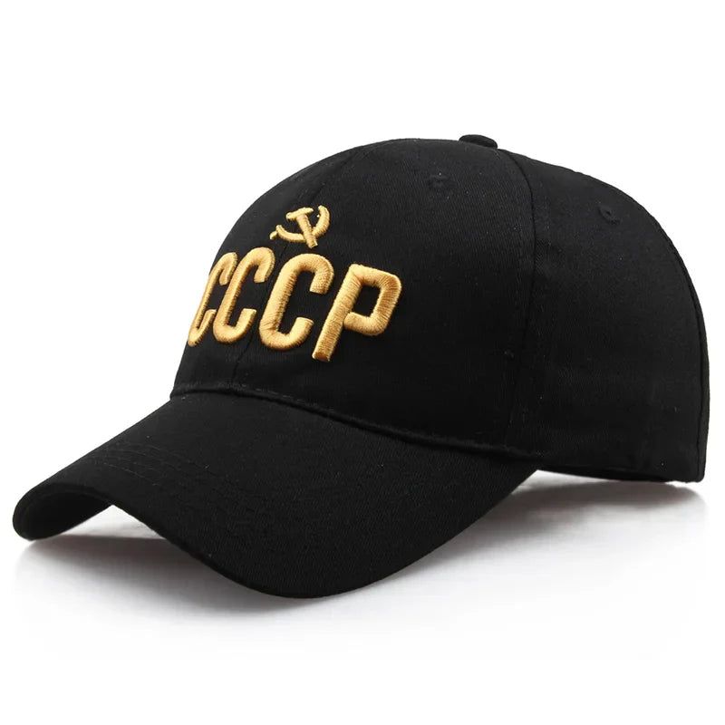 Fashion Summer Men Baseball Cap CCCP USSR Russiane