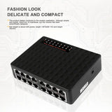 16 Port Network Switch Fast Ethernet Smart Switcher