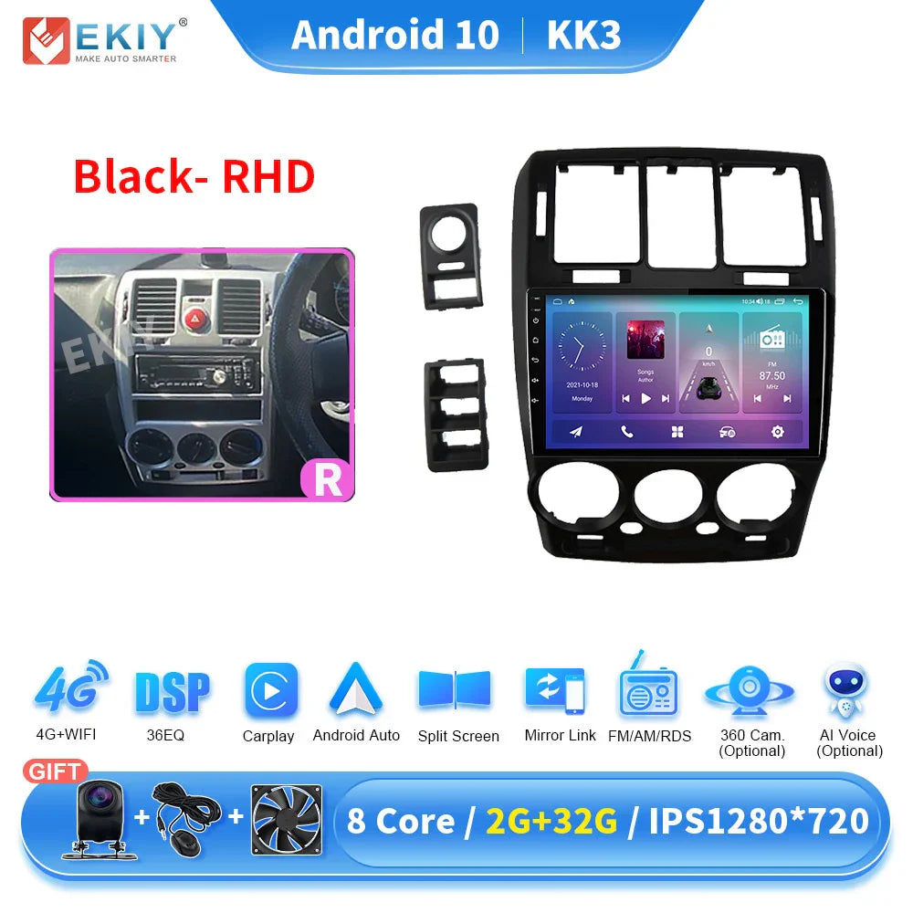 EKIY KK5 Android Radio For Hyundai Getz Multimedia