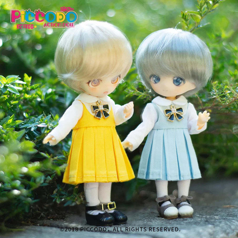Ob11 Doll Wigs Soft Cute Braid Hair Bangs