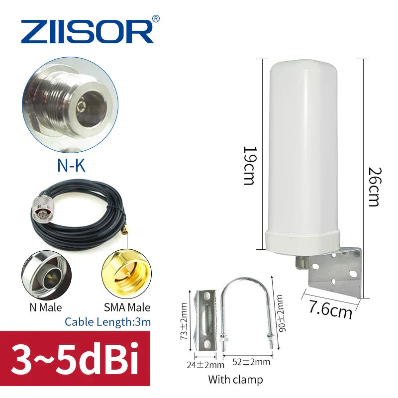 ZIISOR 5G 4G LTE WiFi Antenna Outdoor for