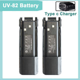 Baofeng UV-82 Battery 2800/3800/4200 mAh Enlarge for Walkie