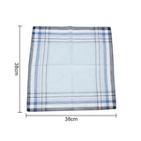10Pcs Square Multicolor Plaid Stripe Men Women Pocket