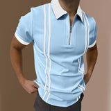 Summer new men's casual short-sleeved Polo shirt office