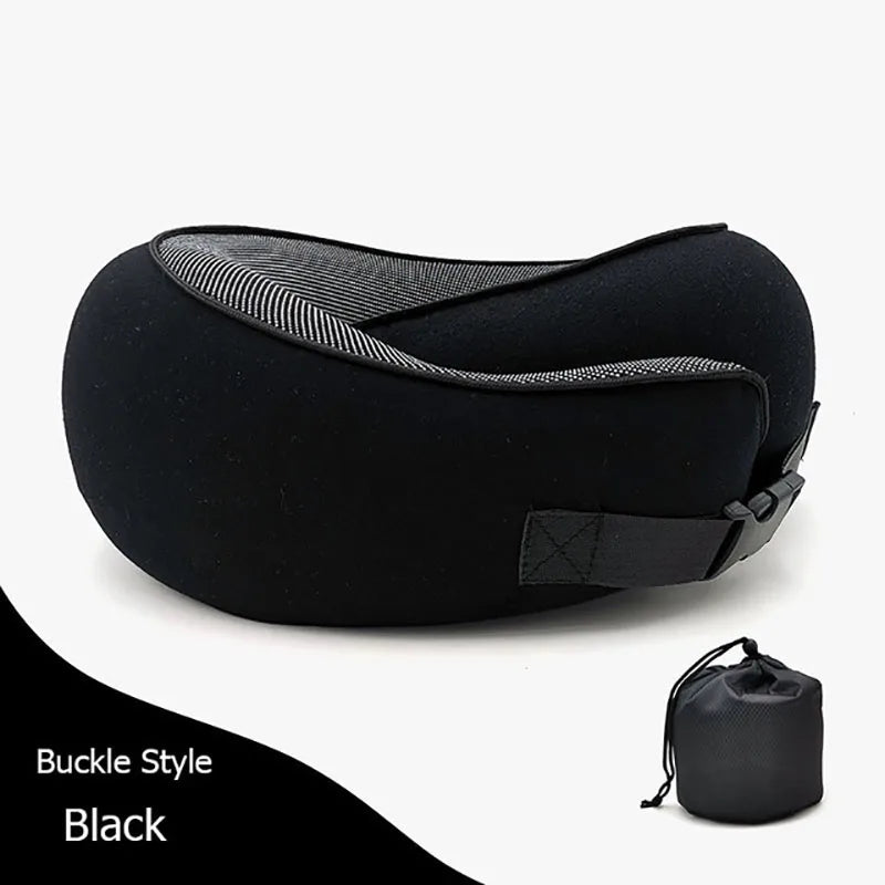 Memory Foam Neck Pillow Cervical Vertebra Travel Portable
