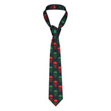 Mens Tie Classic Skinny Haloween Scary Skull Neckties