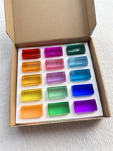 New Design Montessori Toys See Through Rainbow Lucite