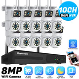 4K 8MP WIFI Cameras Wireless NVR Kit Outdoor