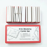 Knit Blockers Set Stainless Steel Knitting Blocking Mats