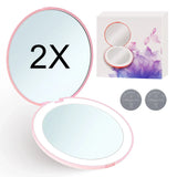 Mini Portable Folding Travel Pocket Makeup Mirror