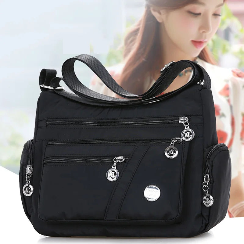 Jooyedeer Women Oxford Waterproof Shoulder Bag Casual Crossbody