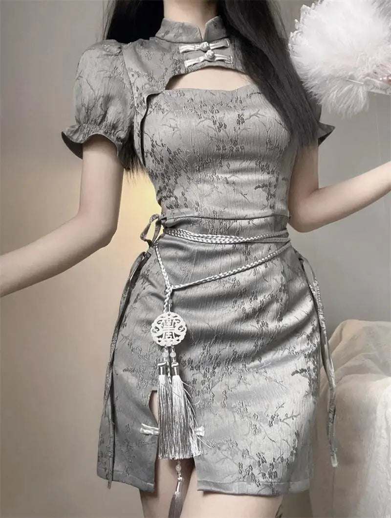 2022 New Hollow Out Qipao Improved Chinese Dress