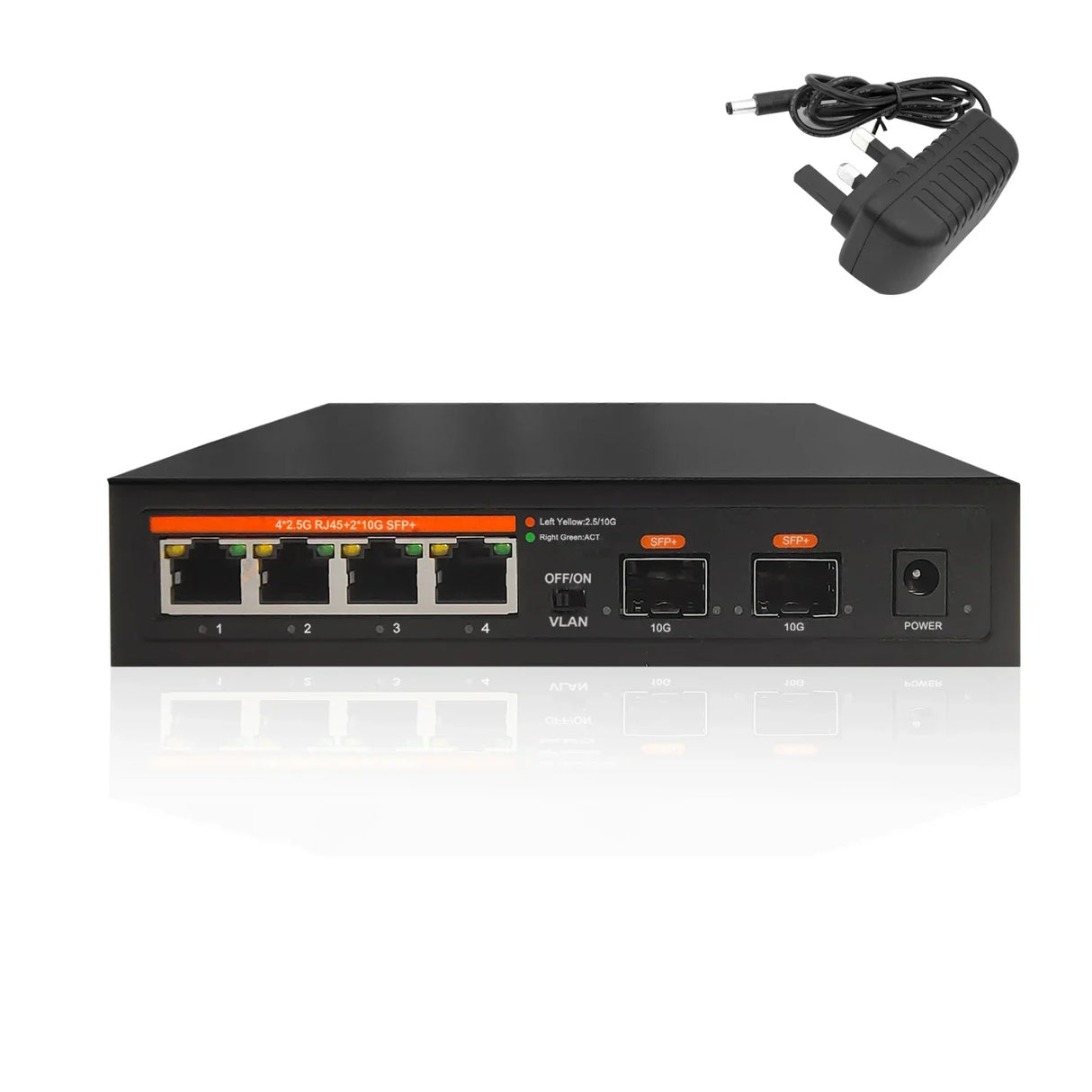 2.5G Network Ethernet Switch Unmanaged LAN Hub VLAN