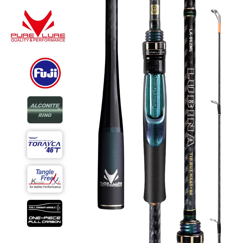 PURELURE LUBINA Spinning Rod For Bass High Carbon