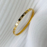 Fashion Punk Gold Color Bangles for Women Trendy
