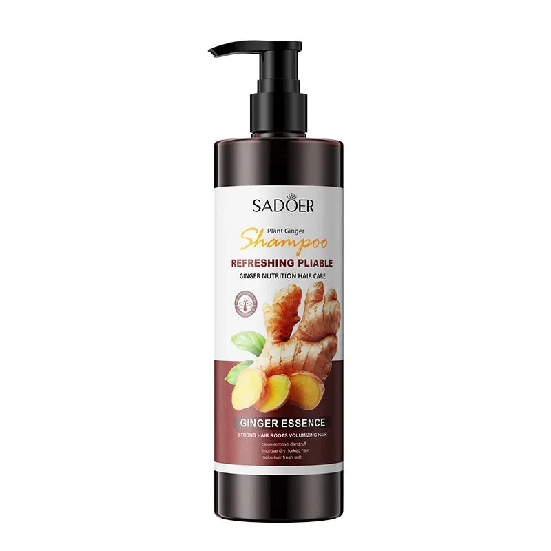 500ml Ginger Shampoo Conditioner Mask Promote Hair Growth