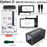 TH3P4G3 85W PD Charging Thunderbolt-compatible GPU Dock for
