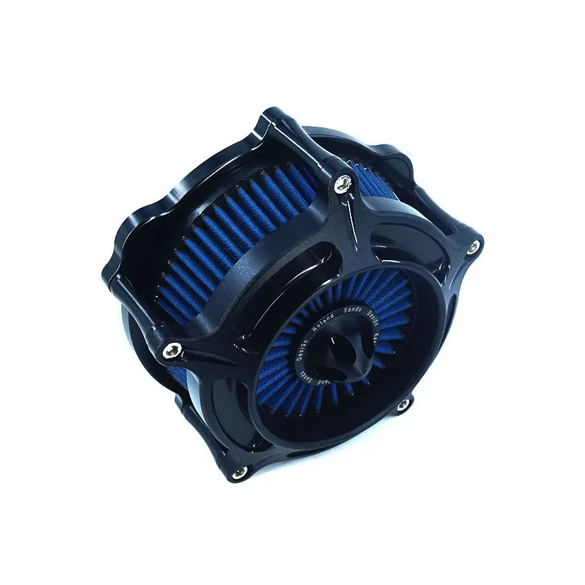 Motorcycle Turbine Air Filter Intake Cleaner For Fit
