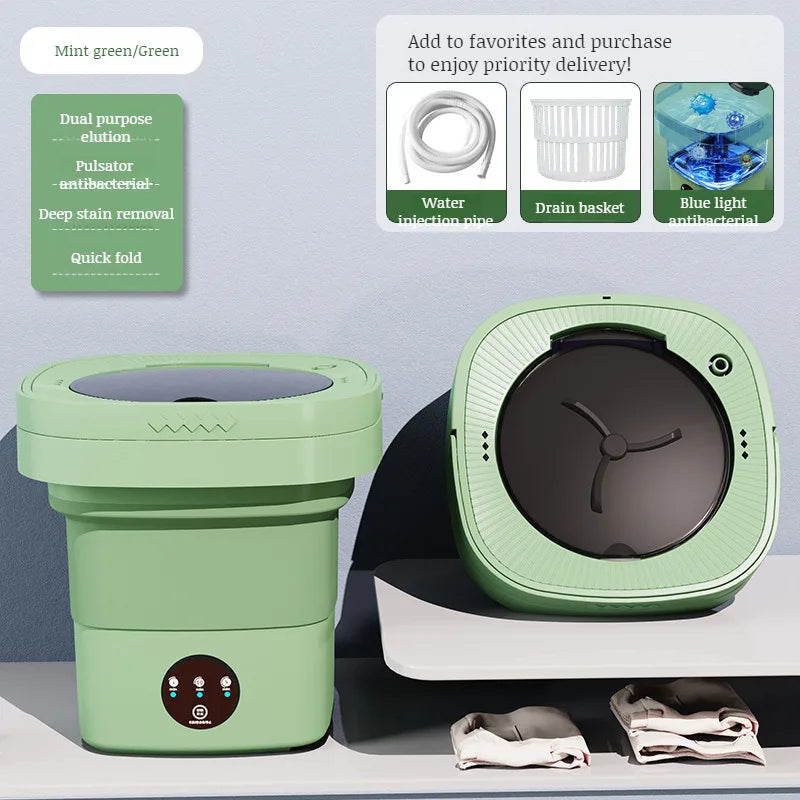 Portable Washing Machine Folding Mini Washing Machine Washing