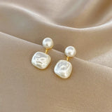 2023 New Classic Elegant Imitation Double Pearl Dangle