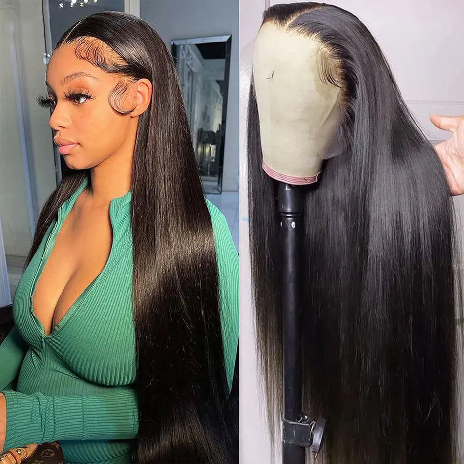 13x6 Straight Lace Front Wigs 32 Inches HD