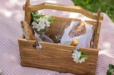 Foldable Picnic Basket Table Portable Chairs Outdoor FurniturecBeach
