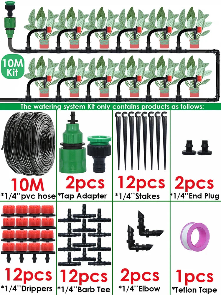 KESLA Garden Drip Irrigation Automatic Watering System Kit