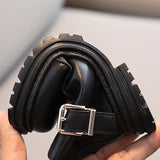 Autumn Winter Girls Children Boots Soft Rubber Bottom