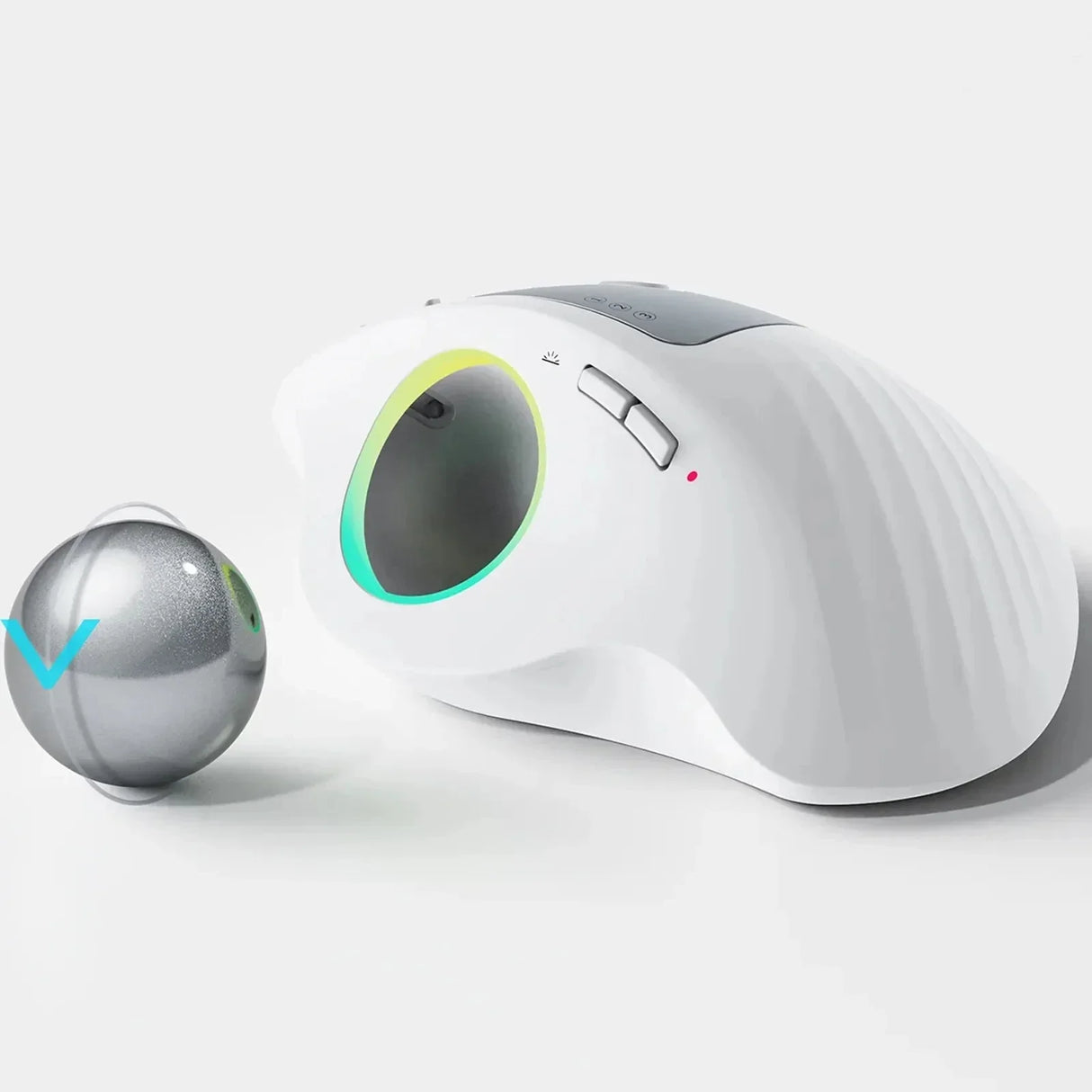 ProtoArc EM01 Trackball Mouse RGB Wireless 2.4G Bluetooth