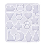 DIY Geometric Animal Shaped Earrings Silicone Mold with