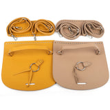 DIY Handmade Backpack Leather Shoulder Bag Strap Bottom
