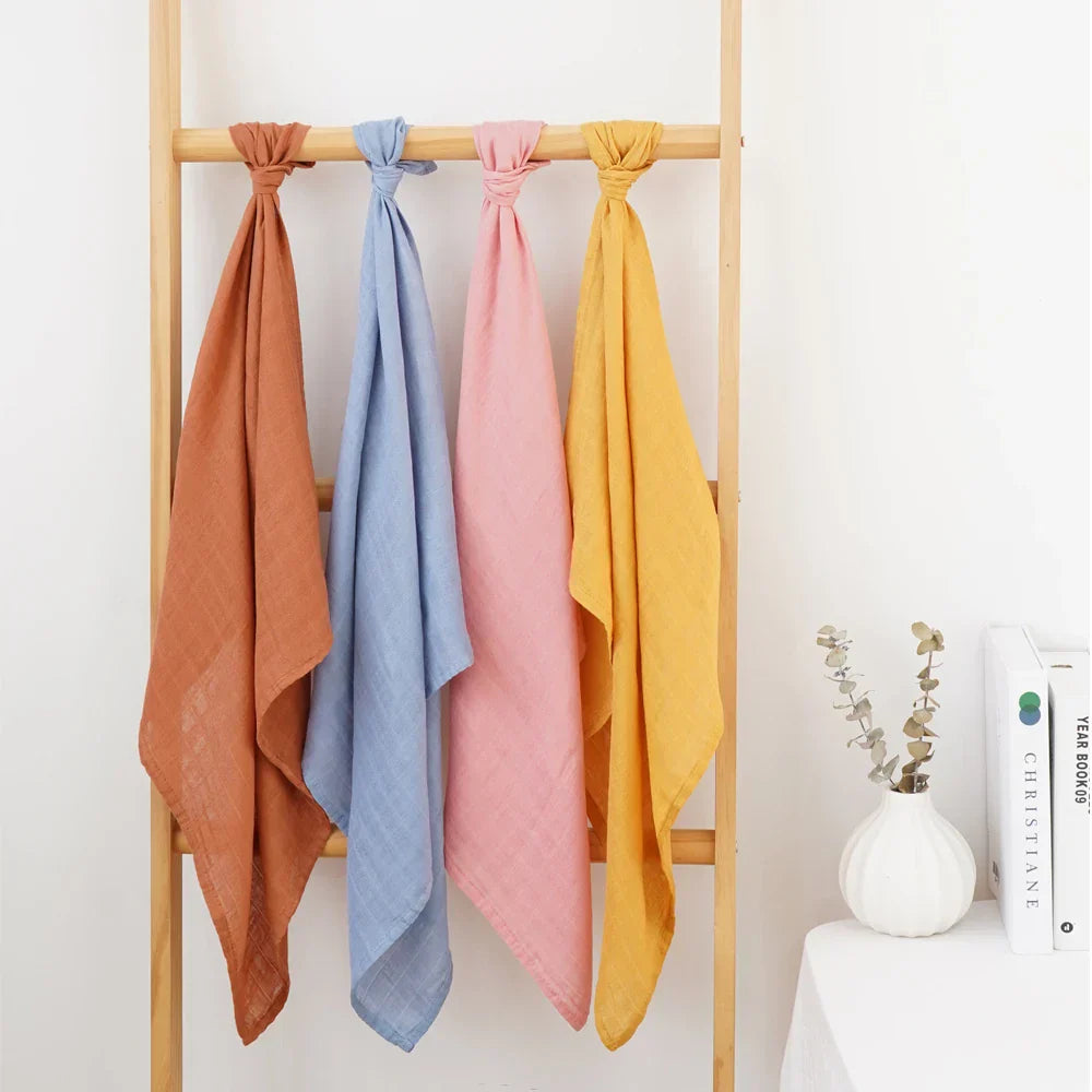 Bamboo Cotton Burp Cloth 60x60cm Soft Baby Drool
